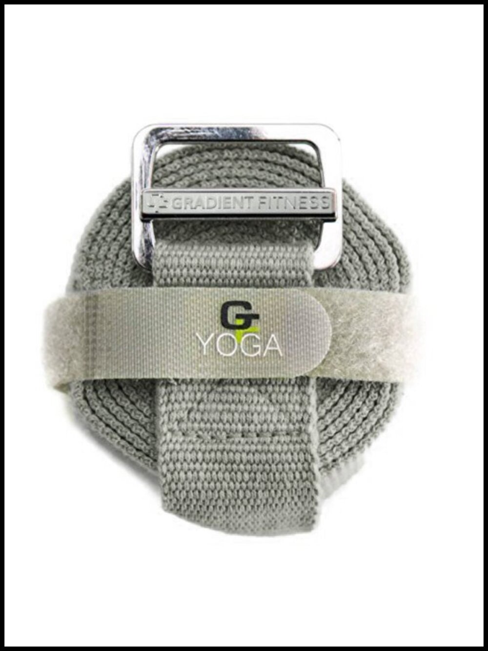 Yoga Strap Cotton Polyester Webbing Cinch Buckle 8 ft Stretching
